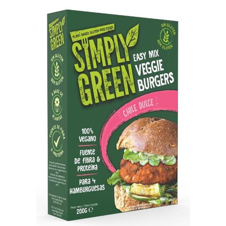 HAMBURGUESA MIX CHILE SIMPLY GREEN PACK 200 GR