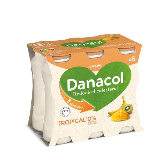 DANACOL BEBER TROPICAL 6X100 DANONE PACK 600 GR