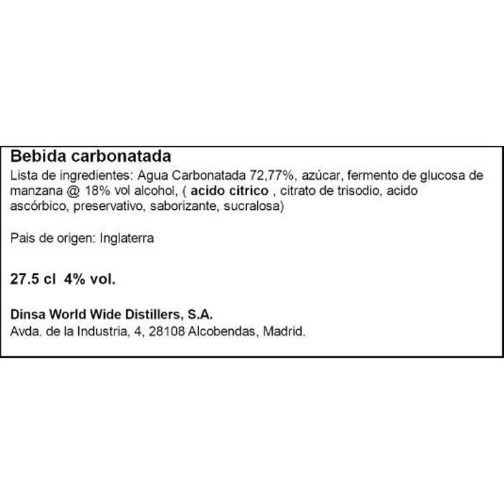 BEBIDA VODKA ORIGINAL VK BTLLA 275 ML