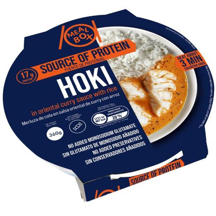 MERLUZA COLA SALSA CURRY ARROZ MEAL BOX BDJA 360 GR