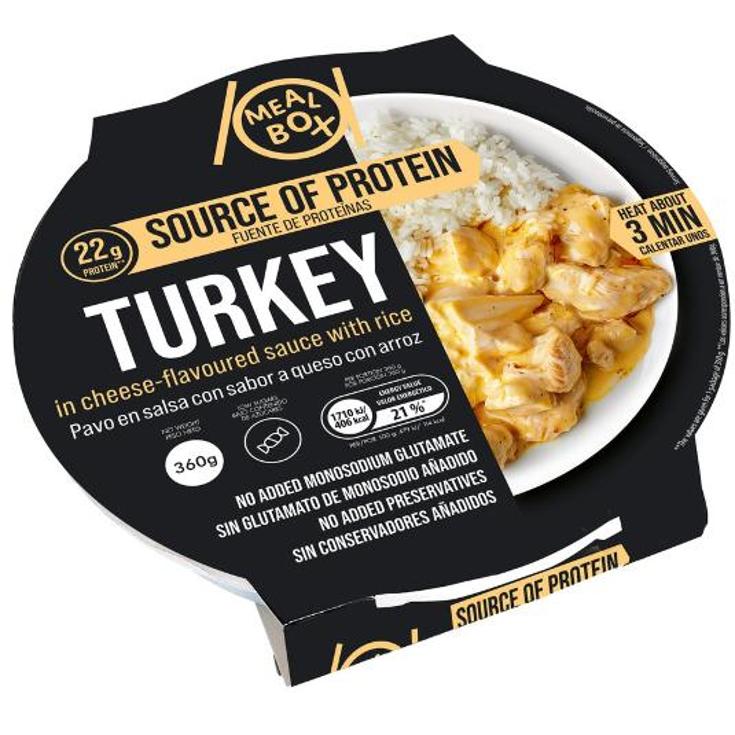 PAVO SALSA QUESO ARROZ MEAL BOX BDJA 360 GR