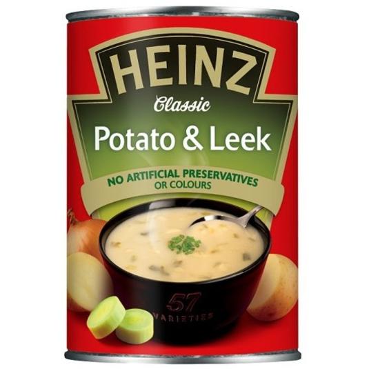 SOPA PATATA Y PUERRO HEINZ LATA 400 GR
