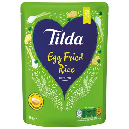 ARROZ BASMATI HUEVO FRITO MICRO TILDA BOLSA 250 GR