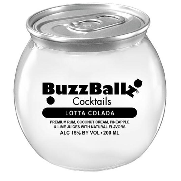 BEBIDA RON PIÑA COLADA 13,5º BUZZ BALLZ LATA 200 ML
