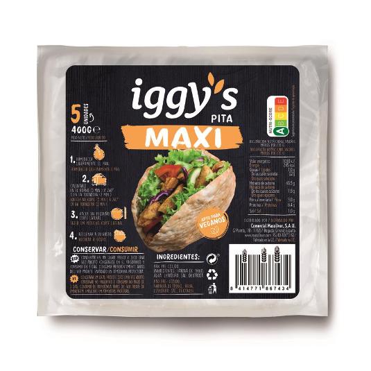 PAN PITA MAXI IGGYS PQTE 400 GR