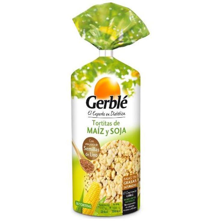 TORTITA DE MAIZ MAS SOJA GERBLE PQTE 130 GR