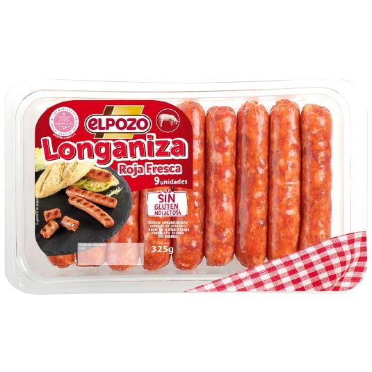 LONGANIZA ROJA EL POZO BDJA 325 GR