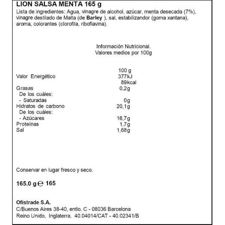 SALSA MENTA UNID