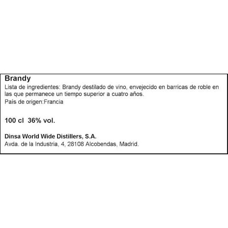 BRANDY LA FONTAINE V.S.O.P. NAPOLEON BTLLA 1 LT