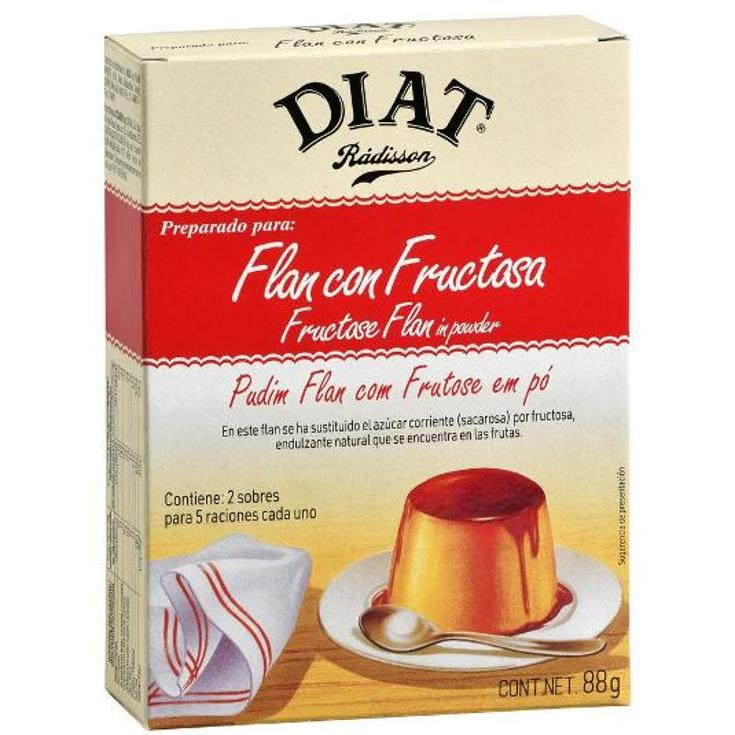 FLAN CON FRUCTOSA PAGESA PQTE 88 GR