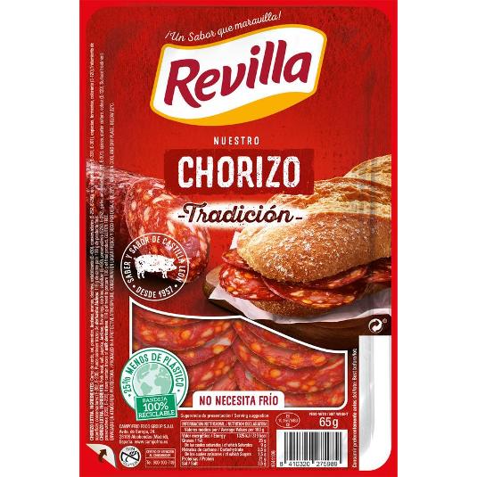 CHORIZO TRADICION LONCHAS REVILLA PQTE 65 GR