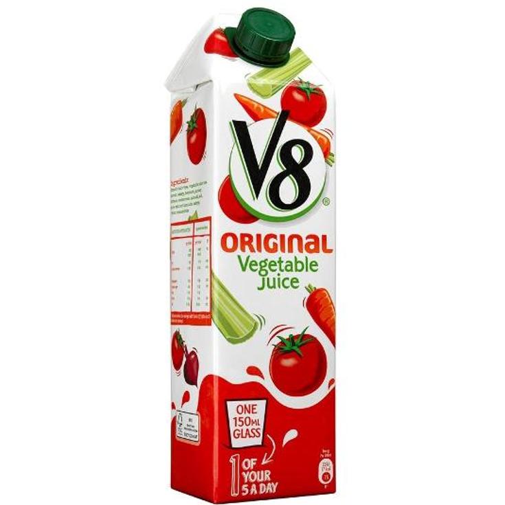 V8 ZUMO 8 VEGETALES V8 BRIK 1 LT