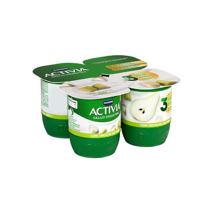 ACTIVIA CON PERA DANONE PACK 480 GR