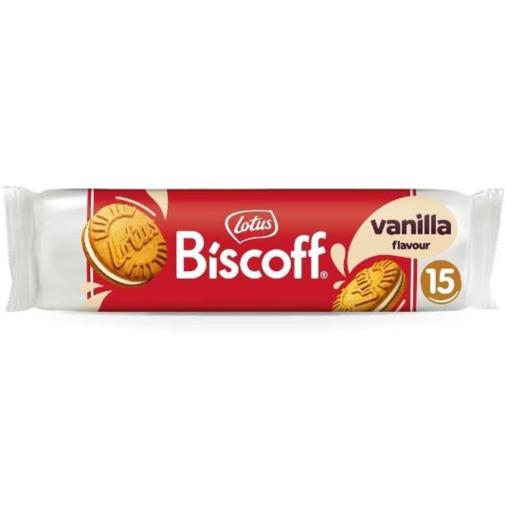 GALLETA CARAM. RELL VAINILLA LOTUS PAQUTE 150 GR