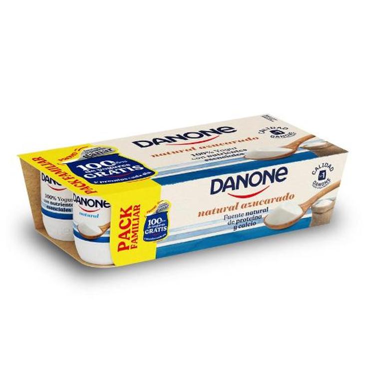 YOGUR NATURAL AZUCARADO 8 UD DANONE PACK 960 GR