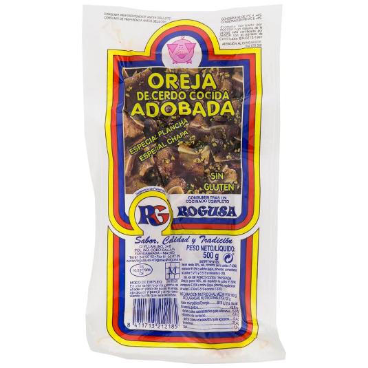 OREJA COCIDA ADOBADA ROGUSA UNIDAD 500 GR