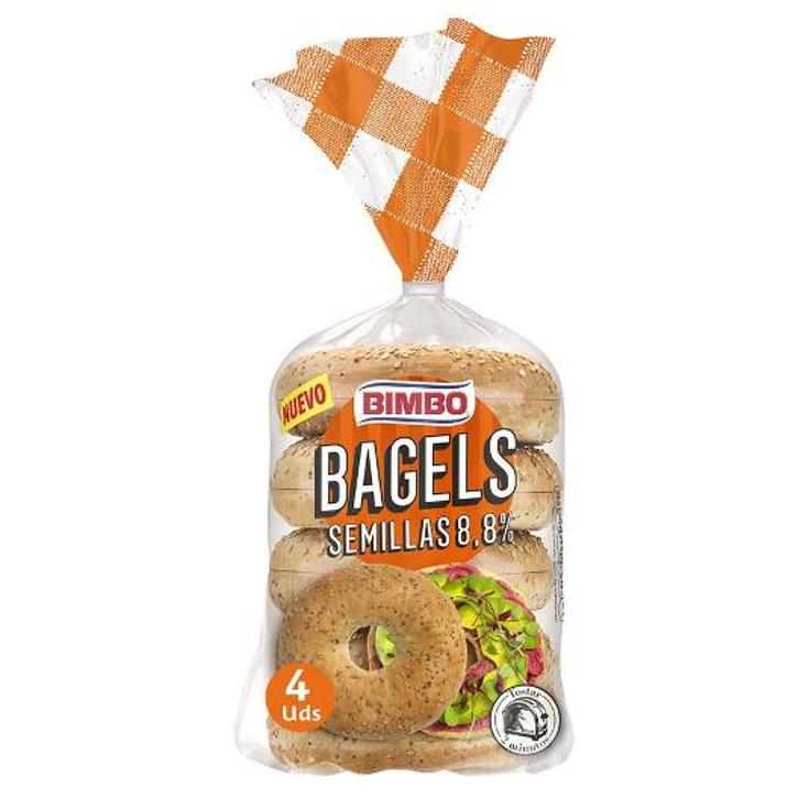 BAGELS SEMILLAS BIMBO PQTE 300 GR