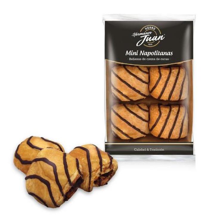 NAPOLITANA CHOCO MINI 6 UDS HNOS JUAN PQTE
