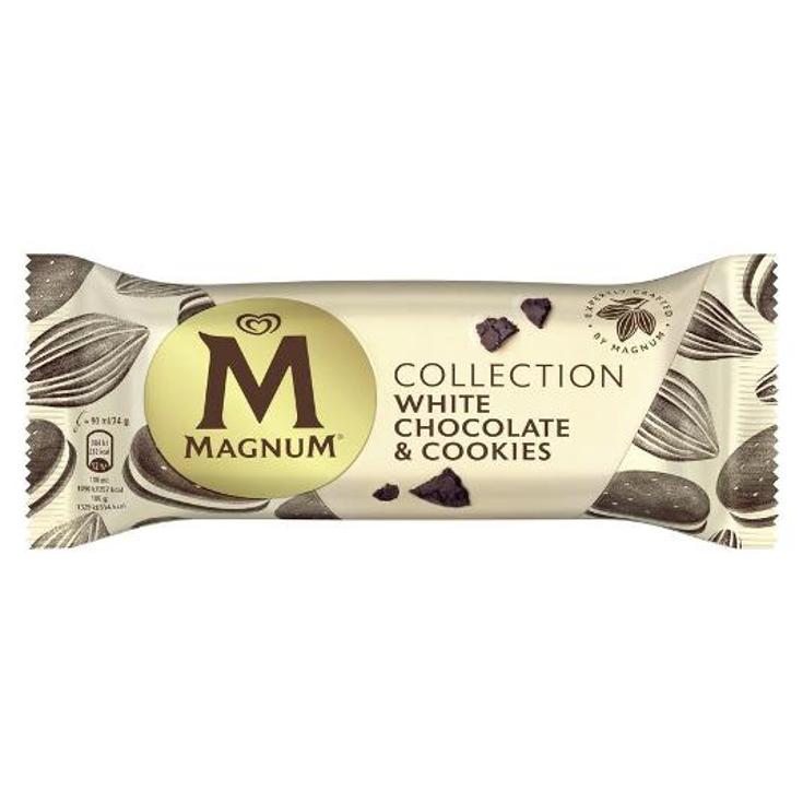 HELADO BOMBON CHOC.BLANCO COOKI MAGNUM UNIDAD 74 GR