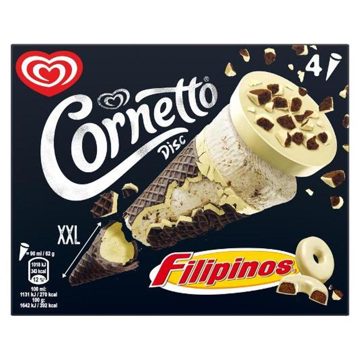 HELADO CONO DISC FILIPINOS CORNETTO UNIDAD 62 GR