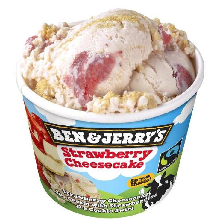 HELADO TARRINA STRAWBERRY CHEES BEN JERRYS UNIDAD 72 GR