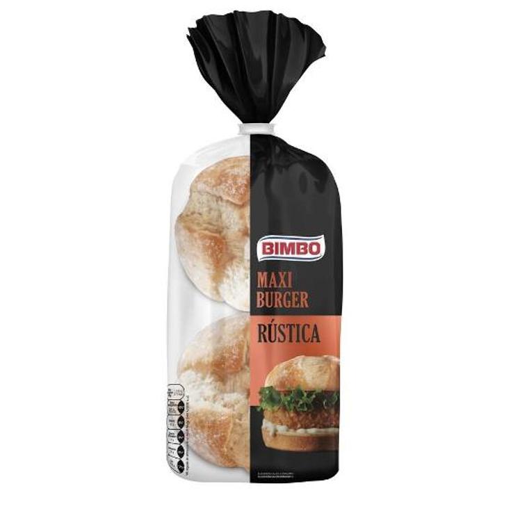 PAN MAXI BURGER RUSTICA BIMBO PQTE 300 GR