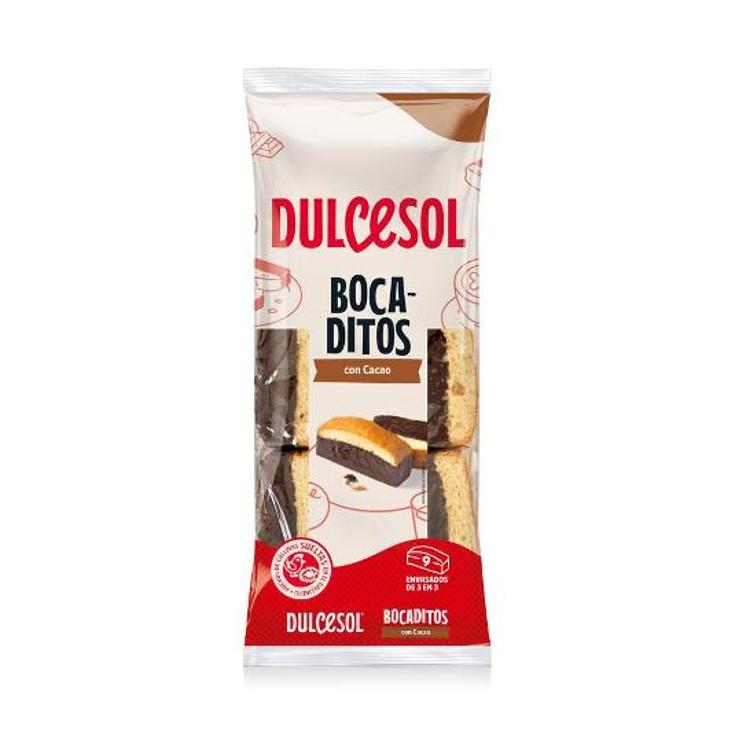 BOCADITOS CHOCO 3X3UDS DULCESOL PQTE 250 GR