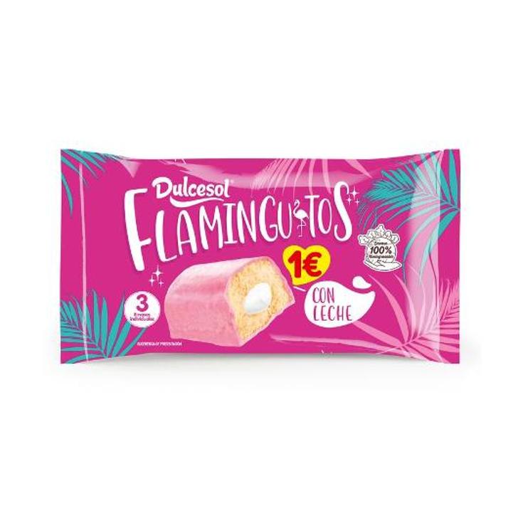 FLAMINGUITOS DULCESOL PQTE 165 GR