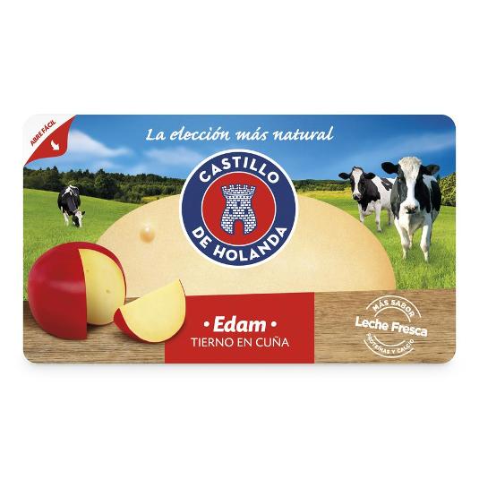 QUESO EDAM TIERNO CUÑAS CASTILLO UNIDAD 310 GR