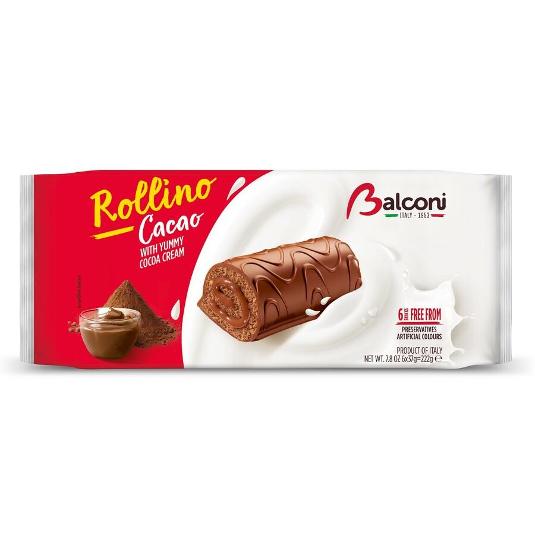 ROLLINO CACAO BALCONI PQTE 222 GR