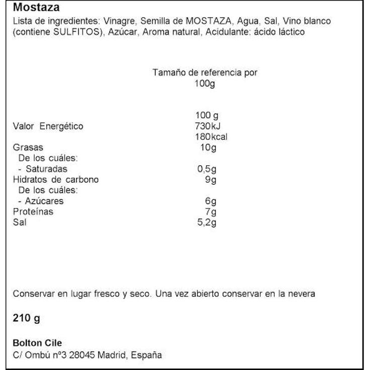 MOSTAZA A LA ANTIGUA MAILLE FRASC 210 GR