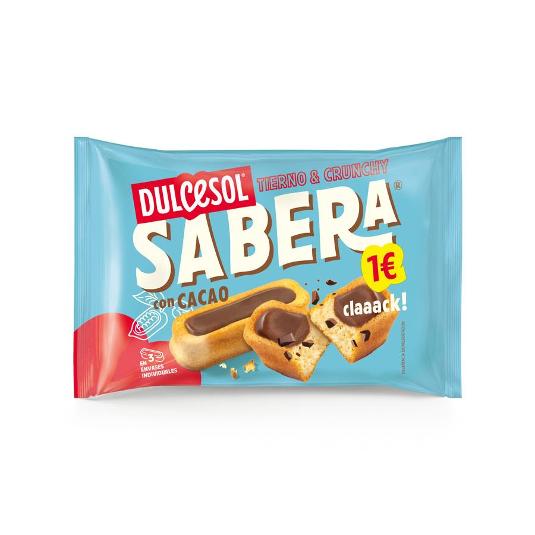 PASTELITO SABERA 3 UDS DULCESOL PQTE 105 GR