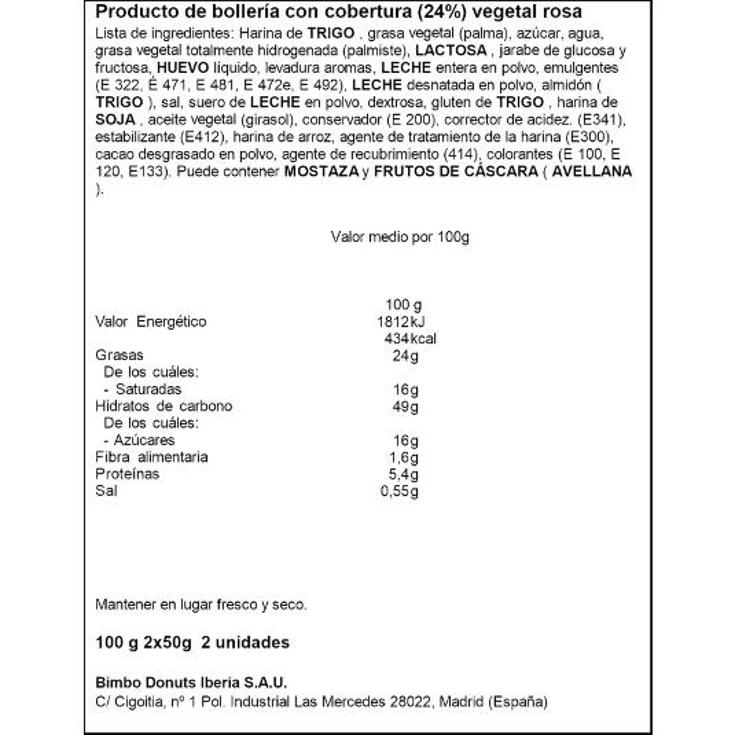 DONUTS SIMPSON DONUTS PQTE 100 GR