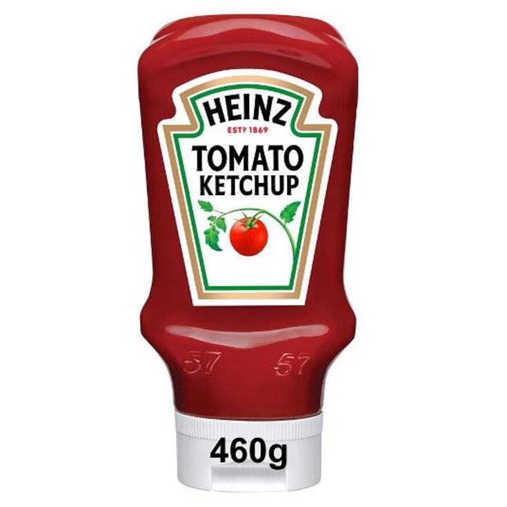 KETCHUP (BOCABAJO) HEINZ PET 460 GR