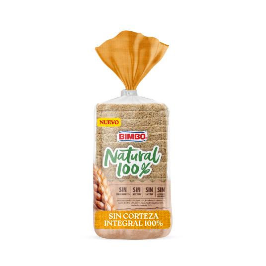 PAN INTEGRAL S/CORTEZA NATURAL BIMBO BOLSA 450 GR