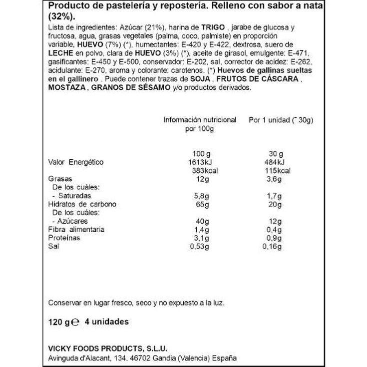 BRACITOS AZUCAR 4 UDS DULCESOL PQTE 120 GR