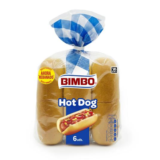 HOT DOG 6 UDS BIMBO BOLSA 330 GR