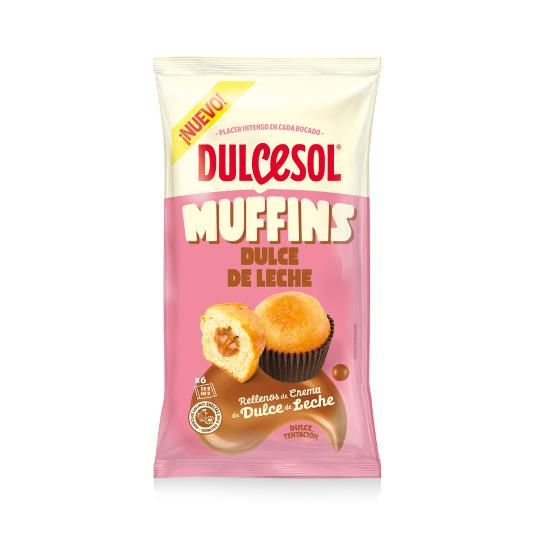 MUFFINS DULCE DE LECHE DULCESOL BOLSA 240 GR