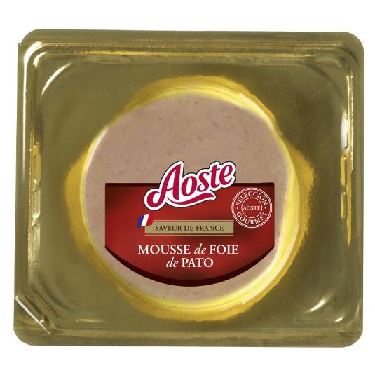 MOUSSE DE PATO MEDALLON AOSTE UNIDAD 100 GR