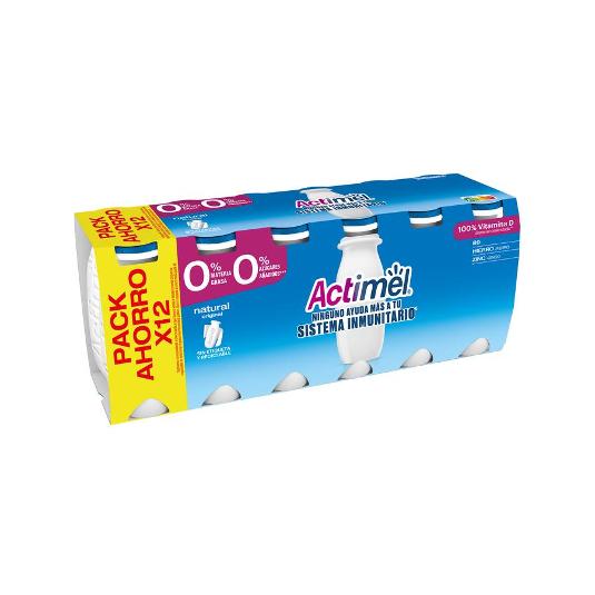 ACTIMEL 0% X12 DANONE PACK 1200 GR