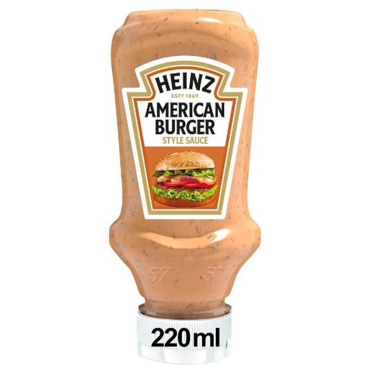 SALSA AMERICAN BURGUER HEINZ PET 220 ML