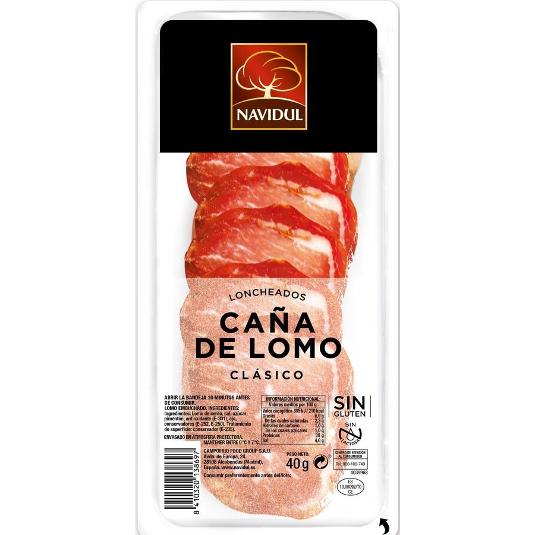 LOMO LONCHAS NAVIDUL UNIDAD 40 GR