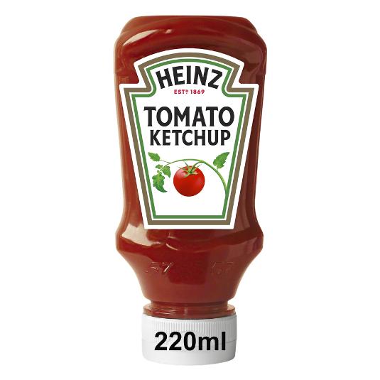 KETCHUP BOCA ABAJO HEINZ BOTE 220 ML