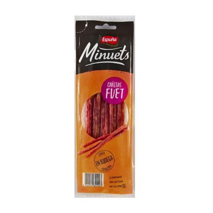 CAÑITAS FUET MINUETS ESPUÑA BOLSA 50 GR