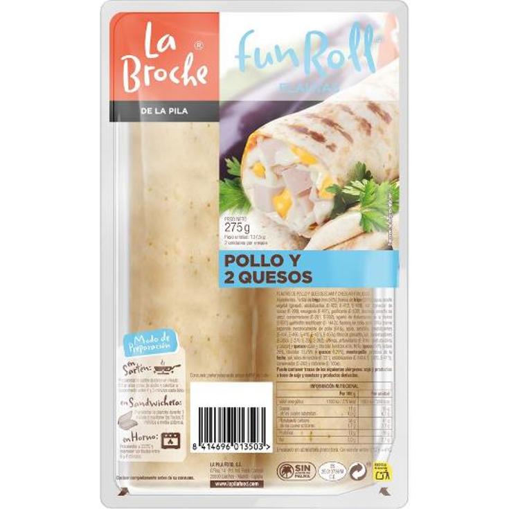 FLAUTA POLLO QUESO LA BROCHE PACK 275 GR