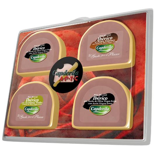 SURTIDO DE PATE IBERICO 4X55 CAPDEVILA PACK 220 GR