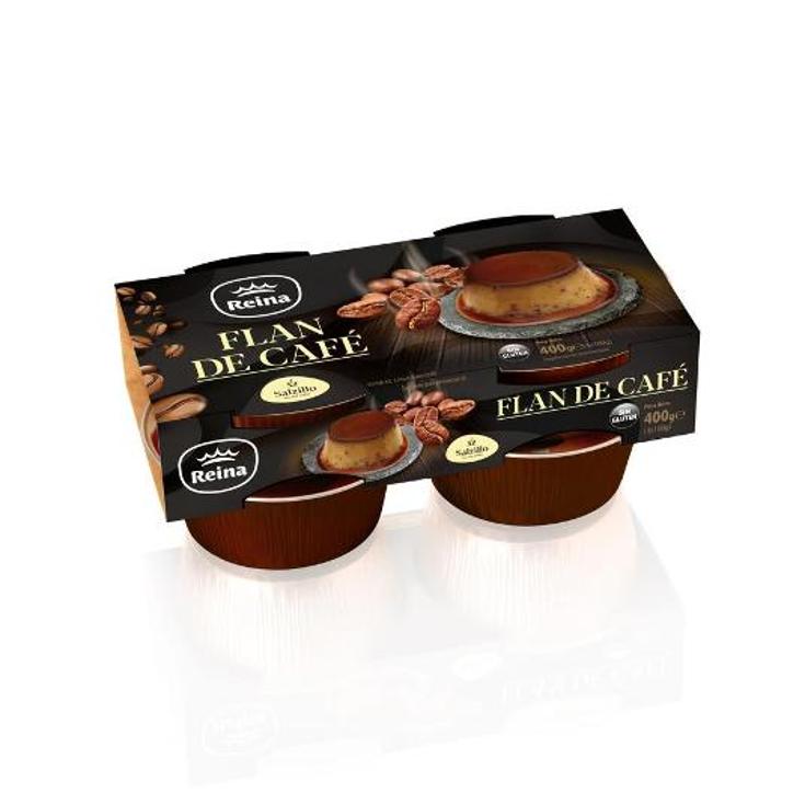 FLAN DE CAFE X4 REINA PACK 400 GR