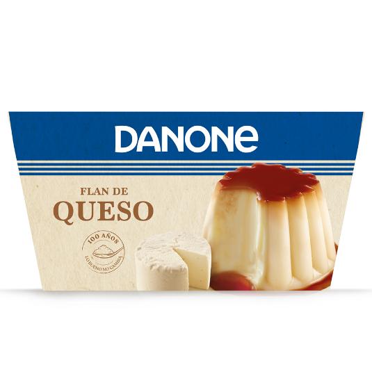 FLAN DE QUESO DEPOSTRE 4 UDS DANONE PACK 400 GR