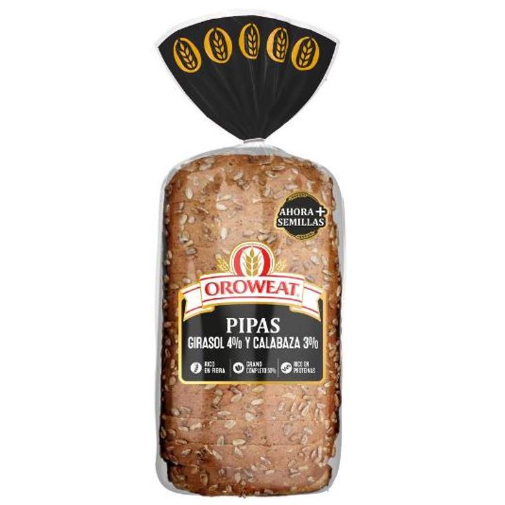 PAN MOLDE OROWEAT PIPAS CAL,GIR BIMBO PQTE 550 GR