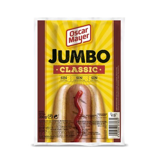 SALCHICHAS JUMBO CLASIC OSCAR MAYER PQTE 350 GR